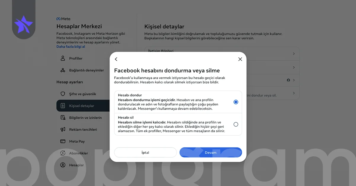 Facebook Hesap Dondurma Nasıl Yapılır
