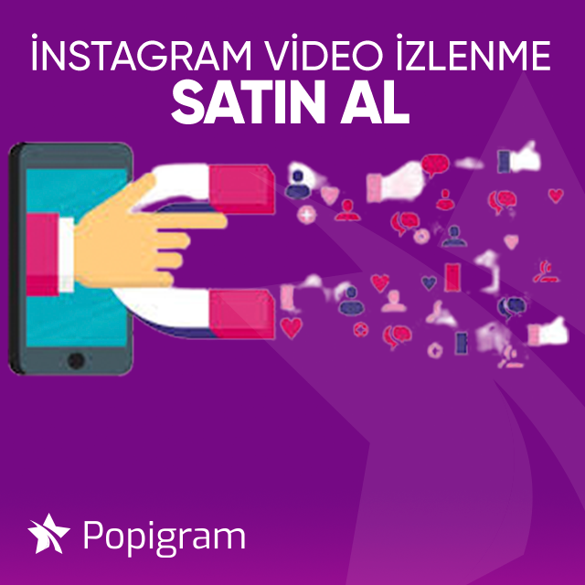 instagram video izlenme satın al