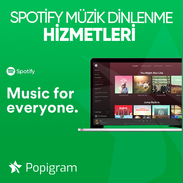 spotify müzik dinlenme hizmetleri